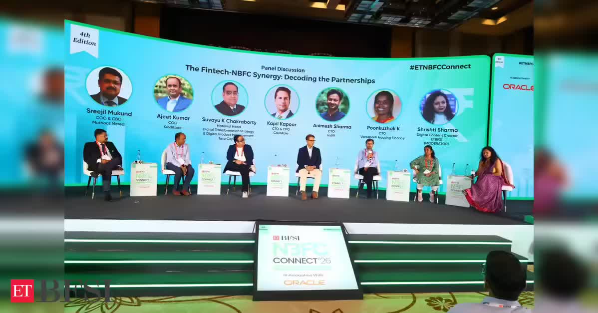 Panel discussion at the 4th ETBFSI NBFC Connect